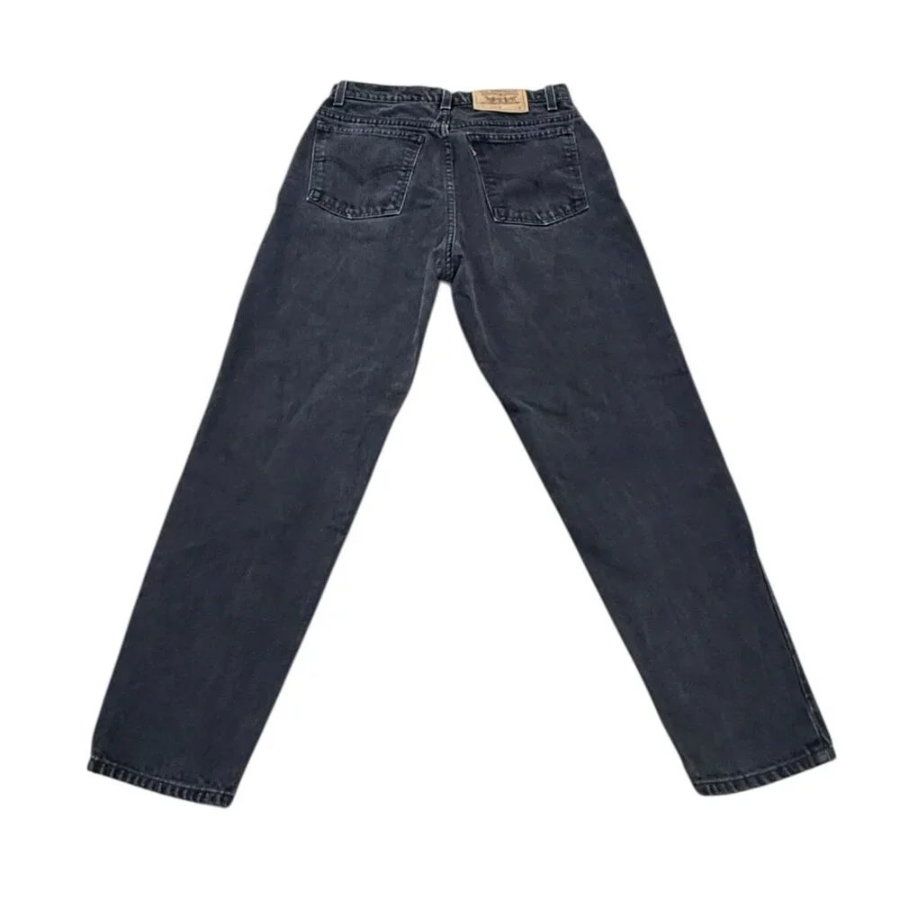 Vintage Levi’s Orange Label Black Denim Jeans 30x29 Made in USA 1997